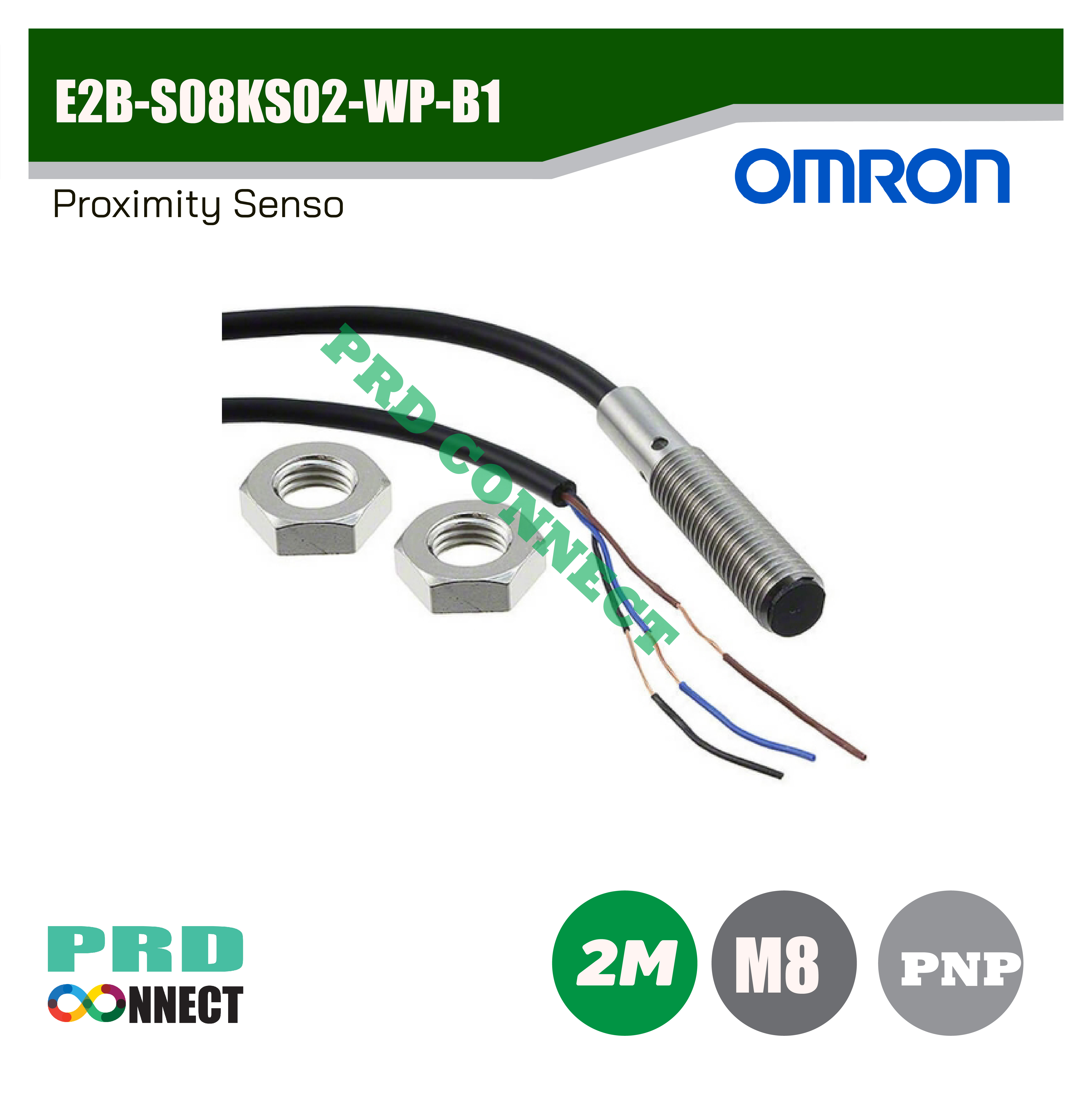 E2B-S08KS02-WP-B1 2M Proximity sensor โอมร่อน (Omron)