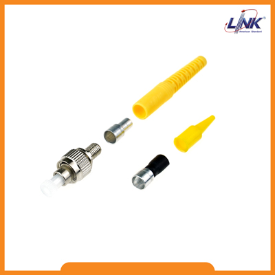 FC Singlemode, Zirconia Connector Yellow Boot 0.9 & 3.0 mm.