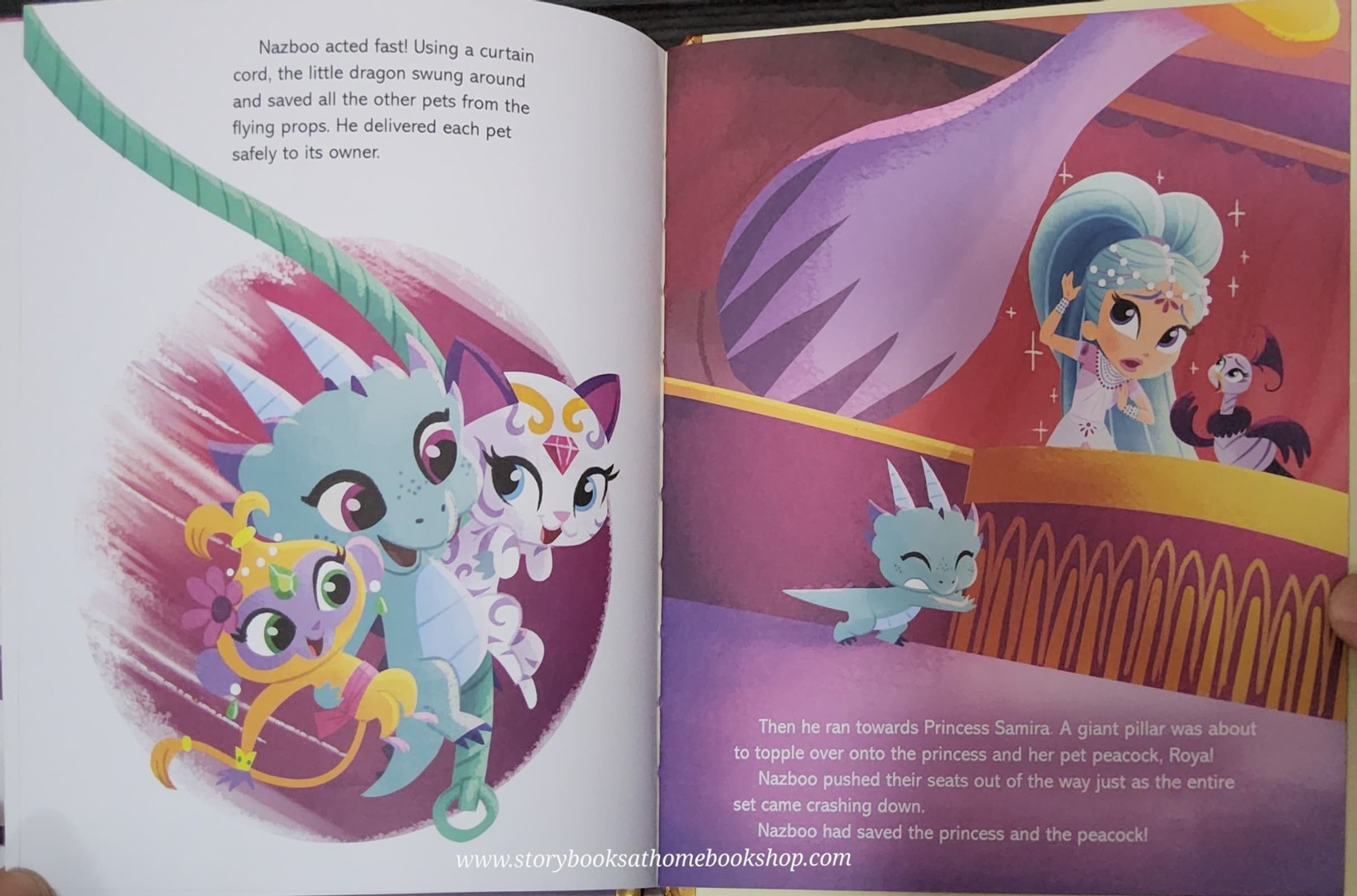 หนังสือนิทานปกแข็ง** 🍅🍓A TREASURE COVE STORY:SHIMMER SHINE PET TALENT SHOW