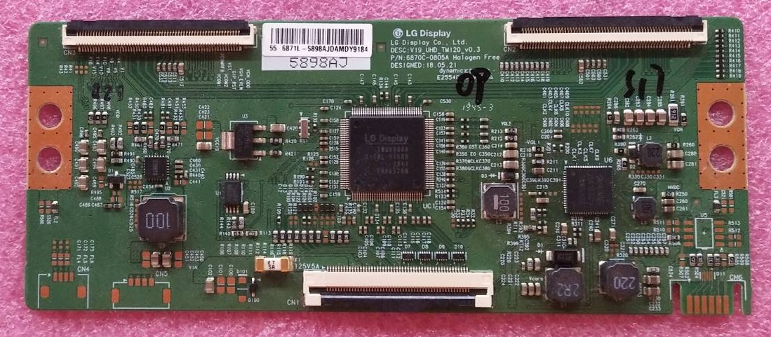 ทีคอนทีวี พานาโซนิค Panasonic ของแท้มือสองถอดจากเครื่อง ใช้กับรุ่นTH-55GX650T พาร์ทบอร์ด6870C-0805A