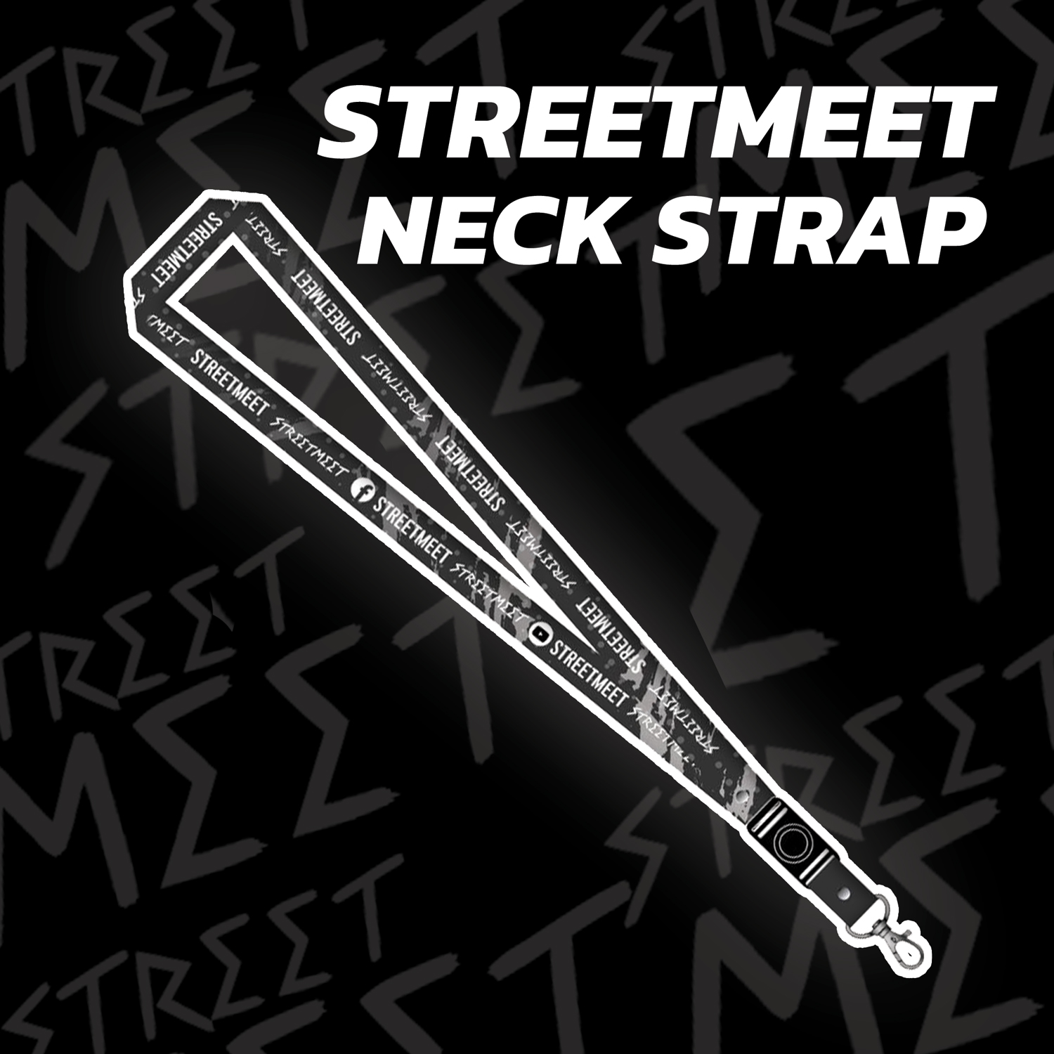 สายคล้องคอ Streetmeet - สายคล้องคอ ห้อยได้อเนกประสงค์ ขนาด 20 MM.
