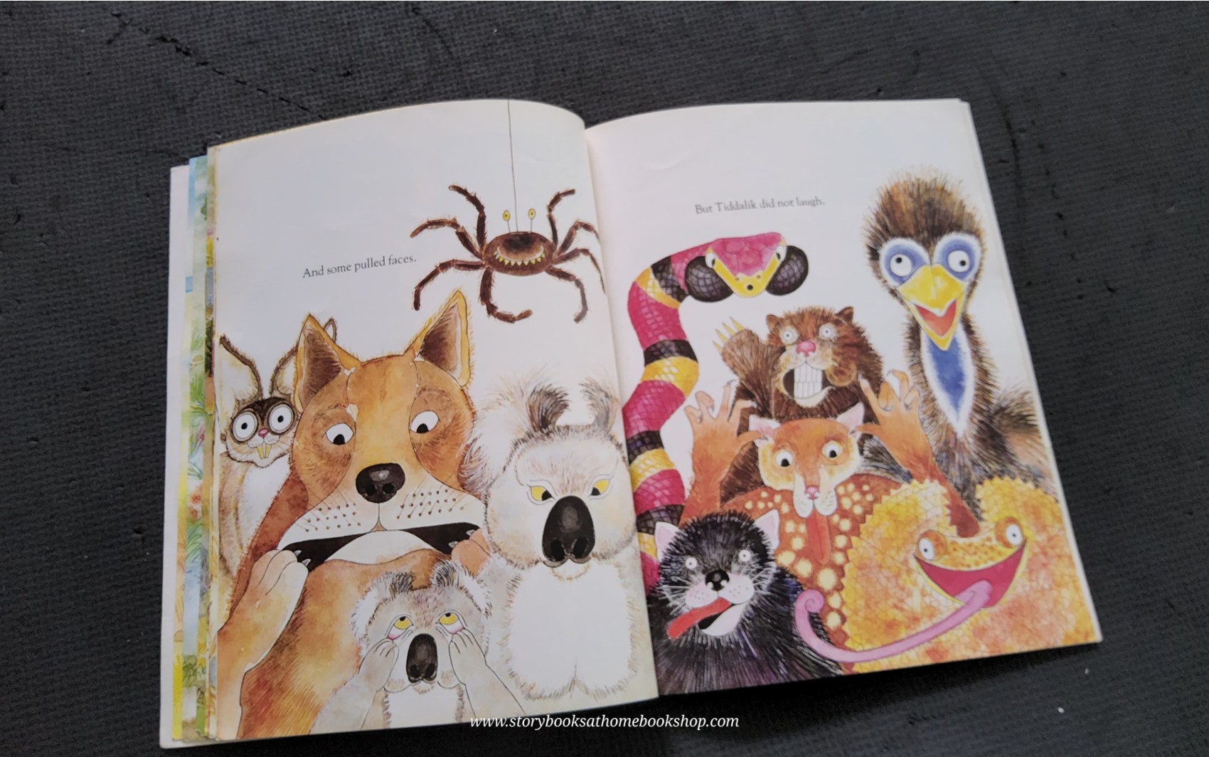 หนังสือนิทานปกอ่อน** 🍅🍓WHAT MADE TIDDALIK LAUGH BY JOANNA TROUGHTON