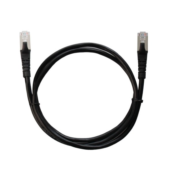 Shield CAT 5E RJ45 - RJ45 PATCH CORD, LSZH 5 M. สีดำ