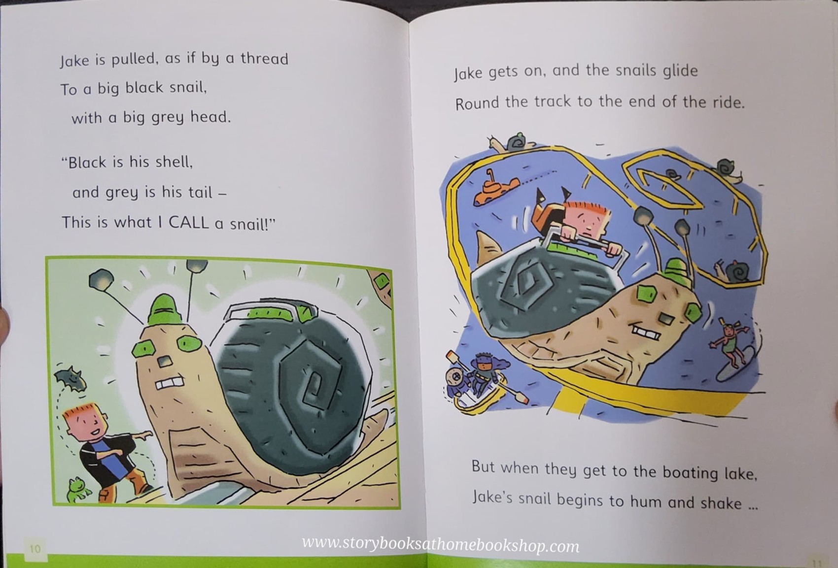 หนังสือนิทานปกอ่อน** ♥️RUTH MISKIN'S SUPERPHONICS: THE RUNAWAY SNAIL