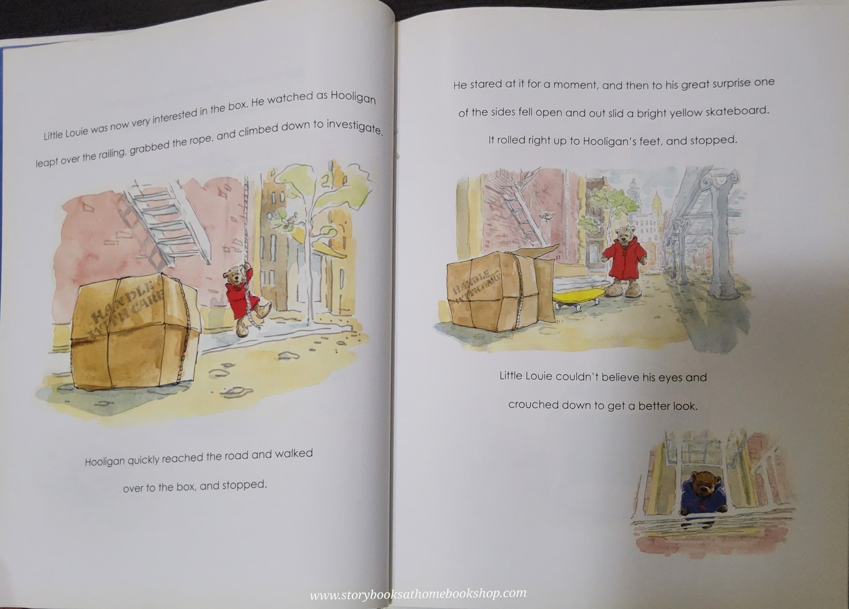 หนังสือนิทานปกแข็ง** ♥️HOOLIGAN BEAR NEW FRIENDS BY IAN TOYNTON