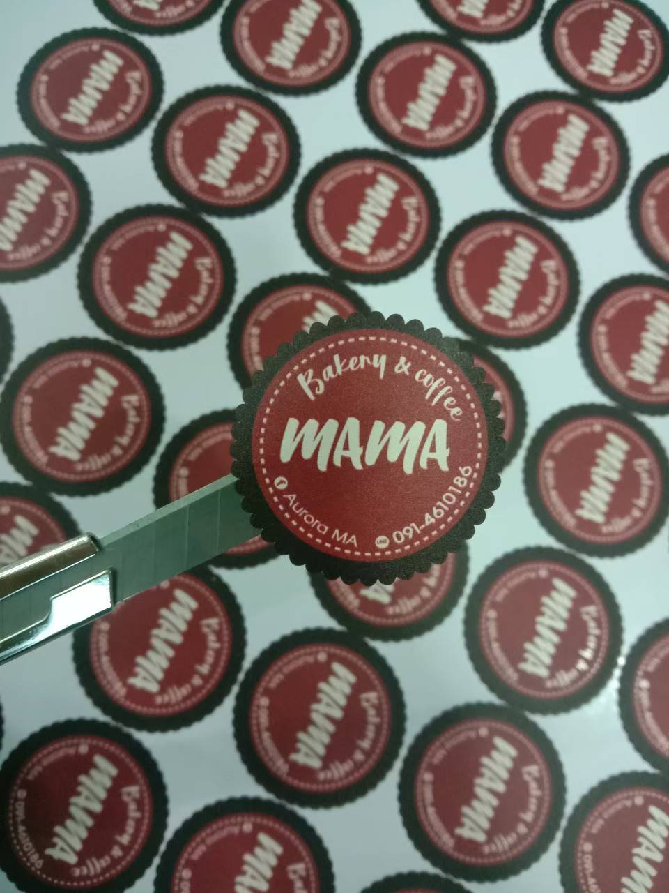 #งานสติ๊กเกอร์ฉลากสินค้า