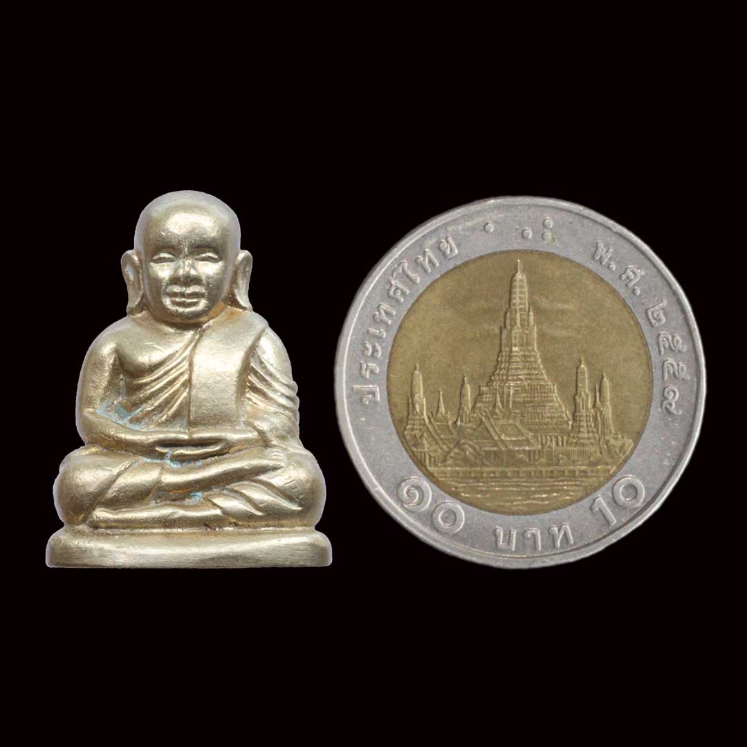 หลวงพ่อเงิน วัดบางคลาน รุ่นกองทุน 53 (พิมพ์นิยม) เนื้ออัลปาก้า หมายเลข 14965