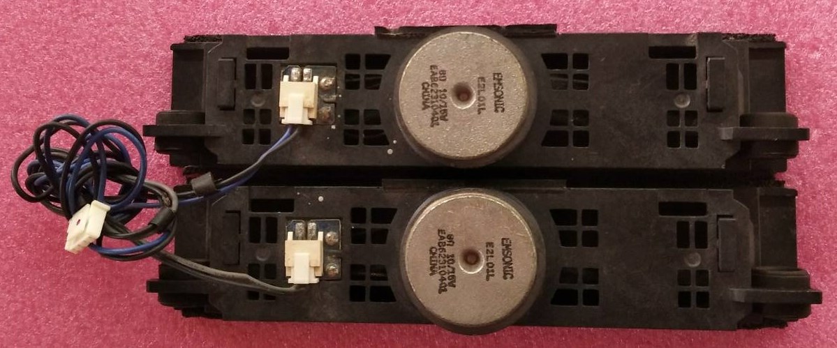 ลำโพงทีวี LG (แอลจี) มือสองพร้อมใช้งาน พาร์ทEAB62310401 (10/15W/8โอมห์)ใช้กับรุ่นที่ระบุด้านล่าง