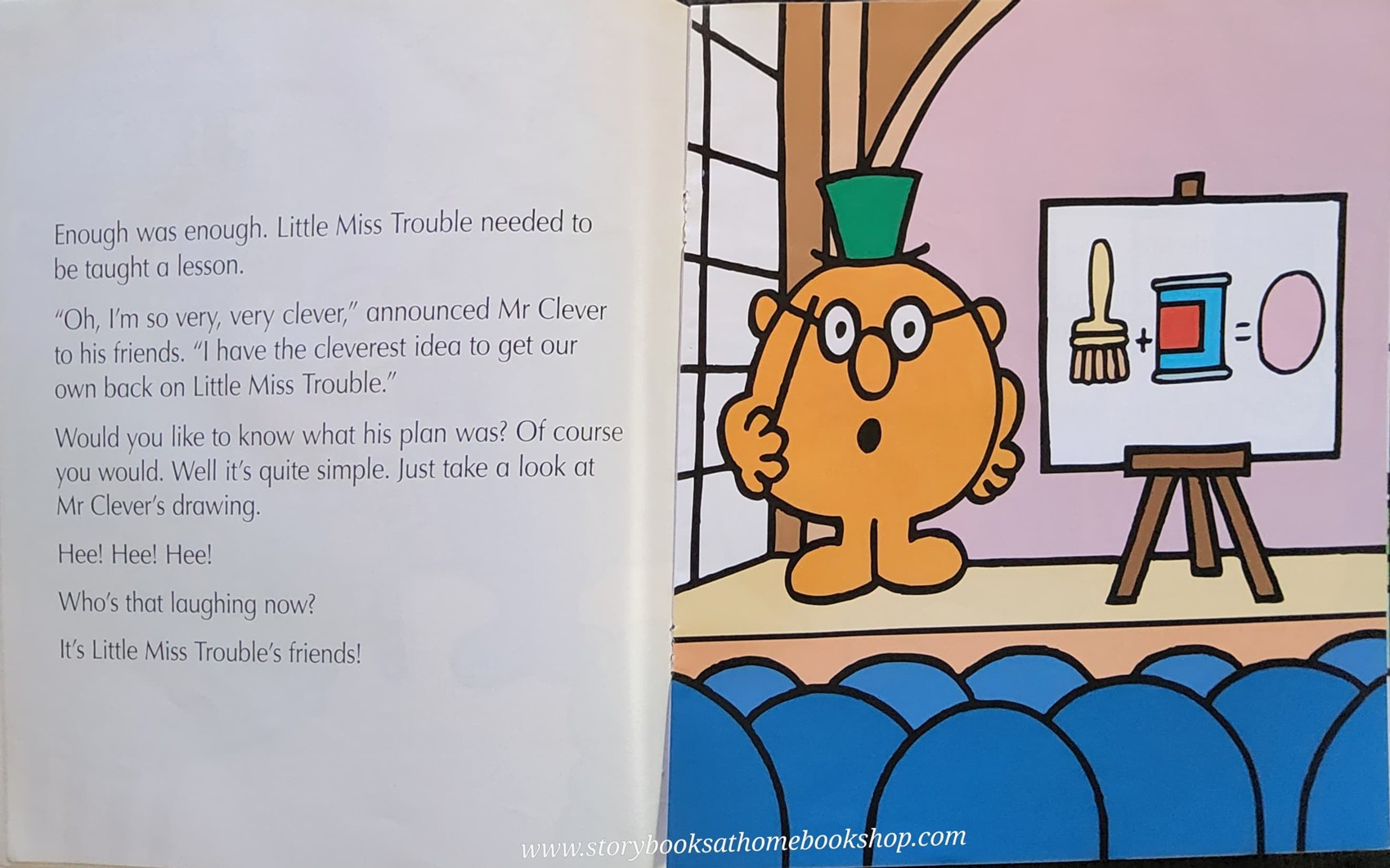 หนังสือ Bestseller Small book** **หนังสือนิทานปกอ่อน** 👉LITTLE MISS&MR.MEN👍 🍅🍓LITTLE MISS TROUBLE CHANGES COLOUR BY Roger Hargreaues