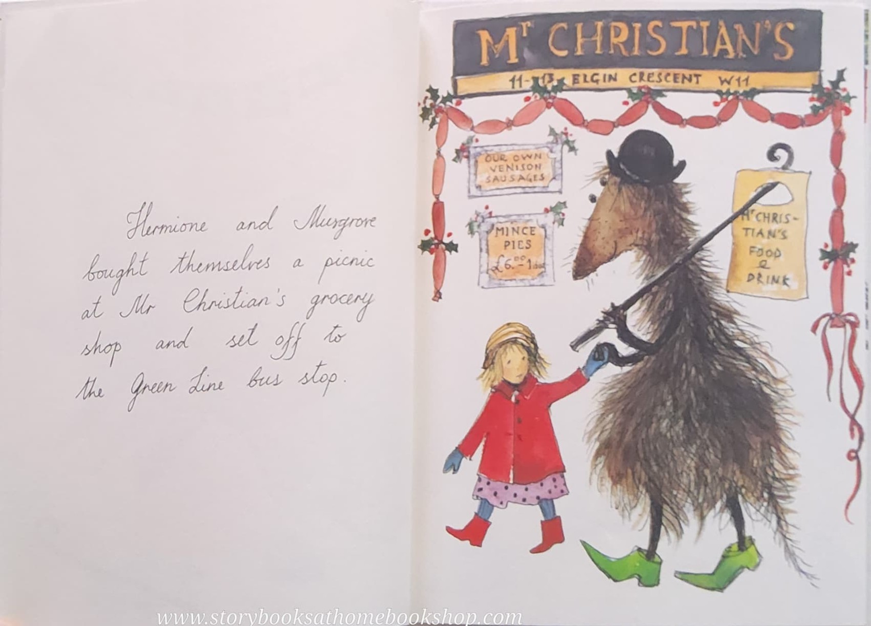 หนังสือนิทานปกแข็ง** 🍓🍓MUSTROVE AND FATHER CHRISTMAS BY HONA RODGERS