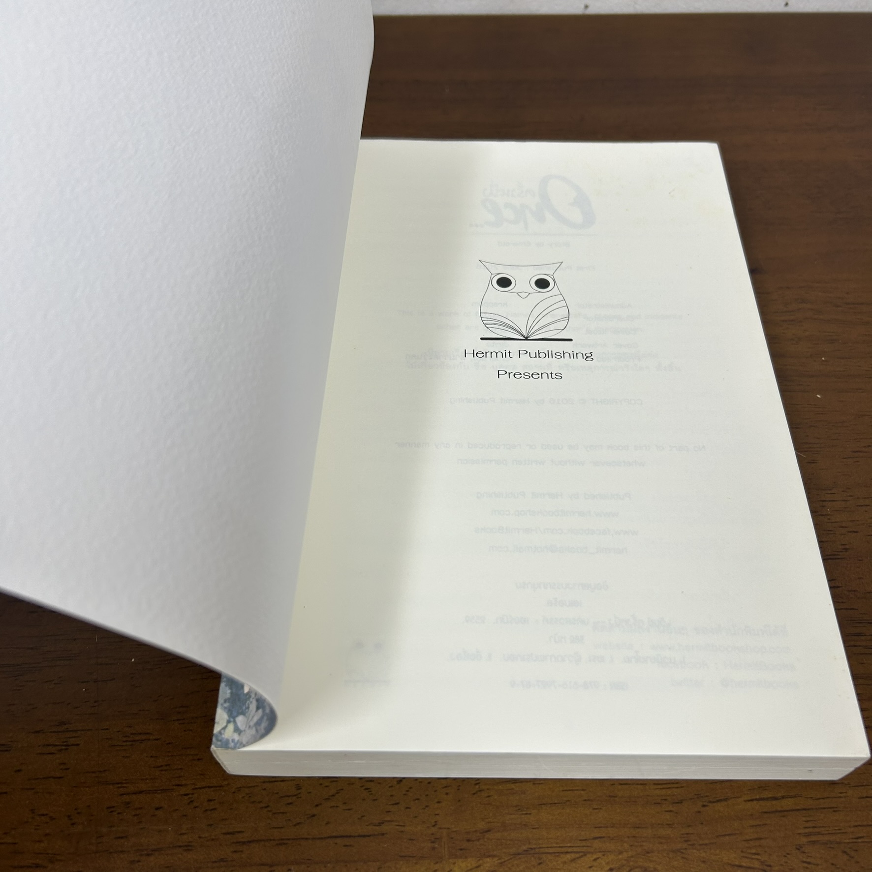 [YAOI] Once ...ครั้งหนึ่ง ... Emerald (มือสอง) นิยายวาย Hermit