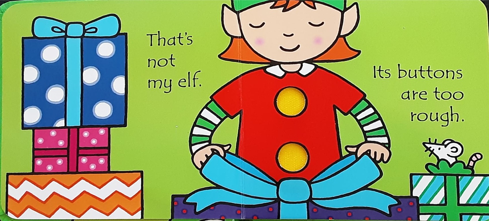Touch and Feel BOARD BOOK** 🍅🍓That's not my elf..