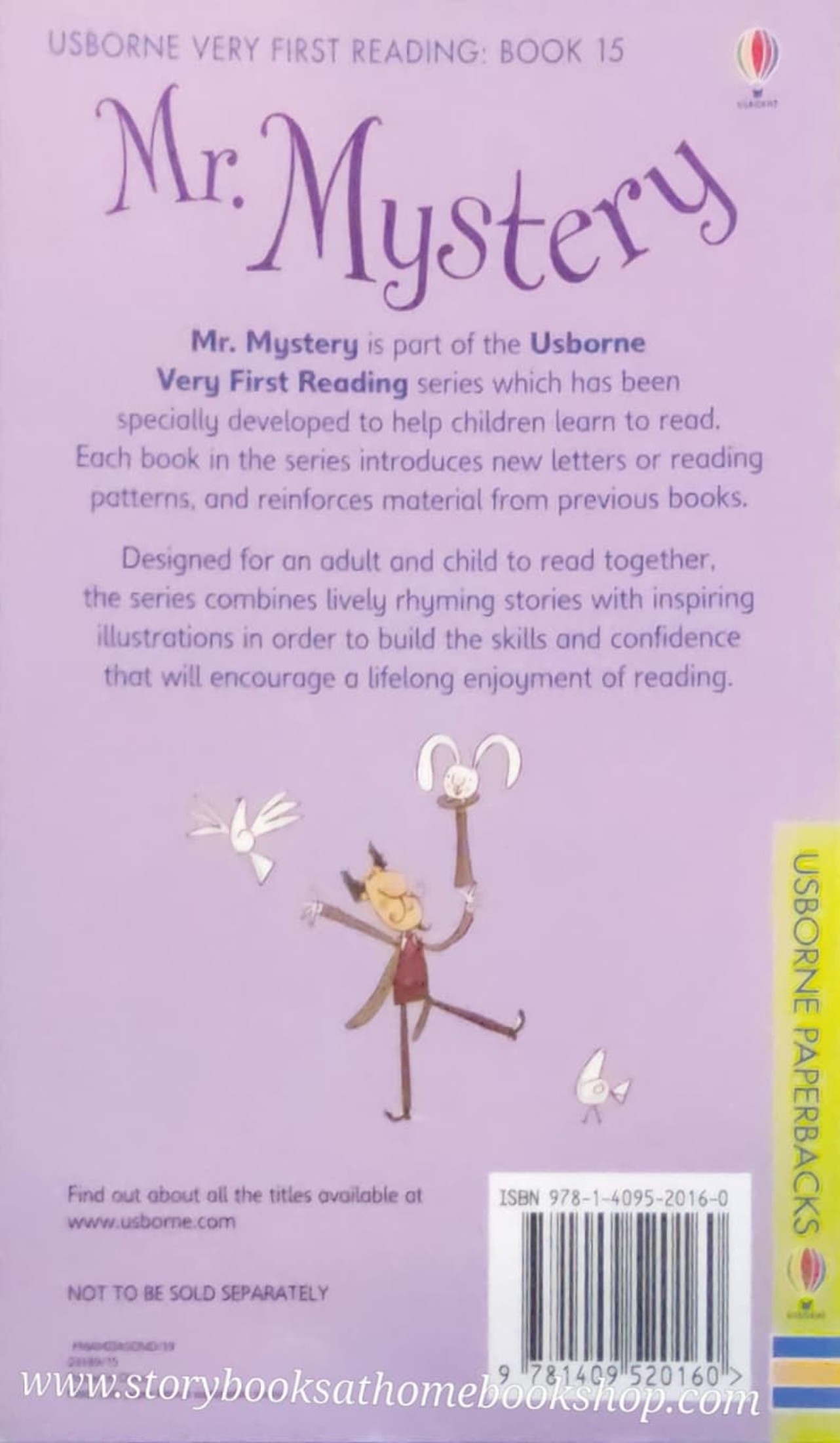 หนังสือนิทานปกอ่อน** ♥️USBORNE VERY FIRST READING BOOK 15: MR.MYSTERY