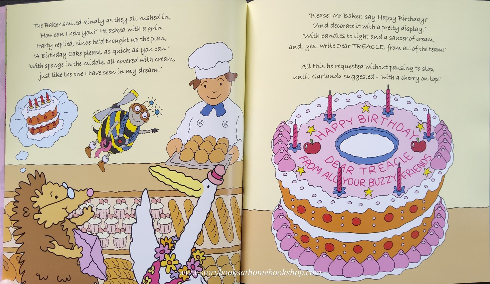 หนังสือนิทานปกอ่อน** 🍅A BUZZY BIRTHDAY PARTY TREACLE'S BIRTHDAY TREAT