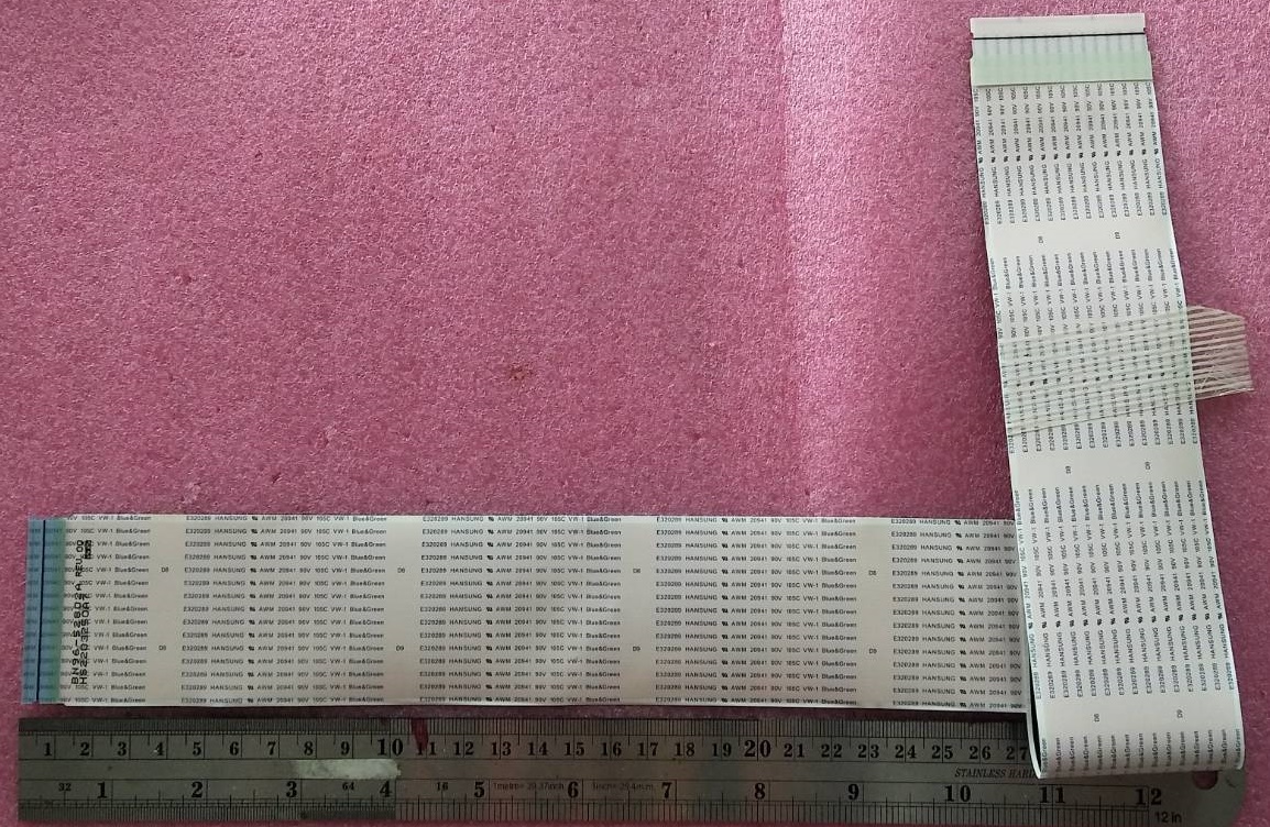 สายแพทีวี ซัมซุง SAMSUNG ของแท้ถอดจากเครื่อง รุ่นUA55BU8100พาร์ทBN96-52802A และรุ่นอื่นที่พาร์ทตรงกัน