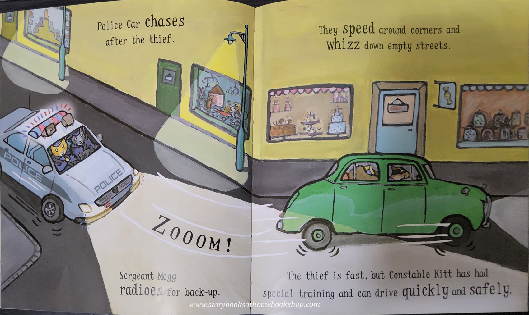 หนังสือนิทานปกอ่อน** 🍅POLICE CAR ON PATROL