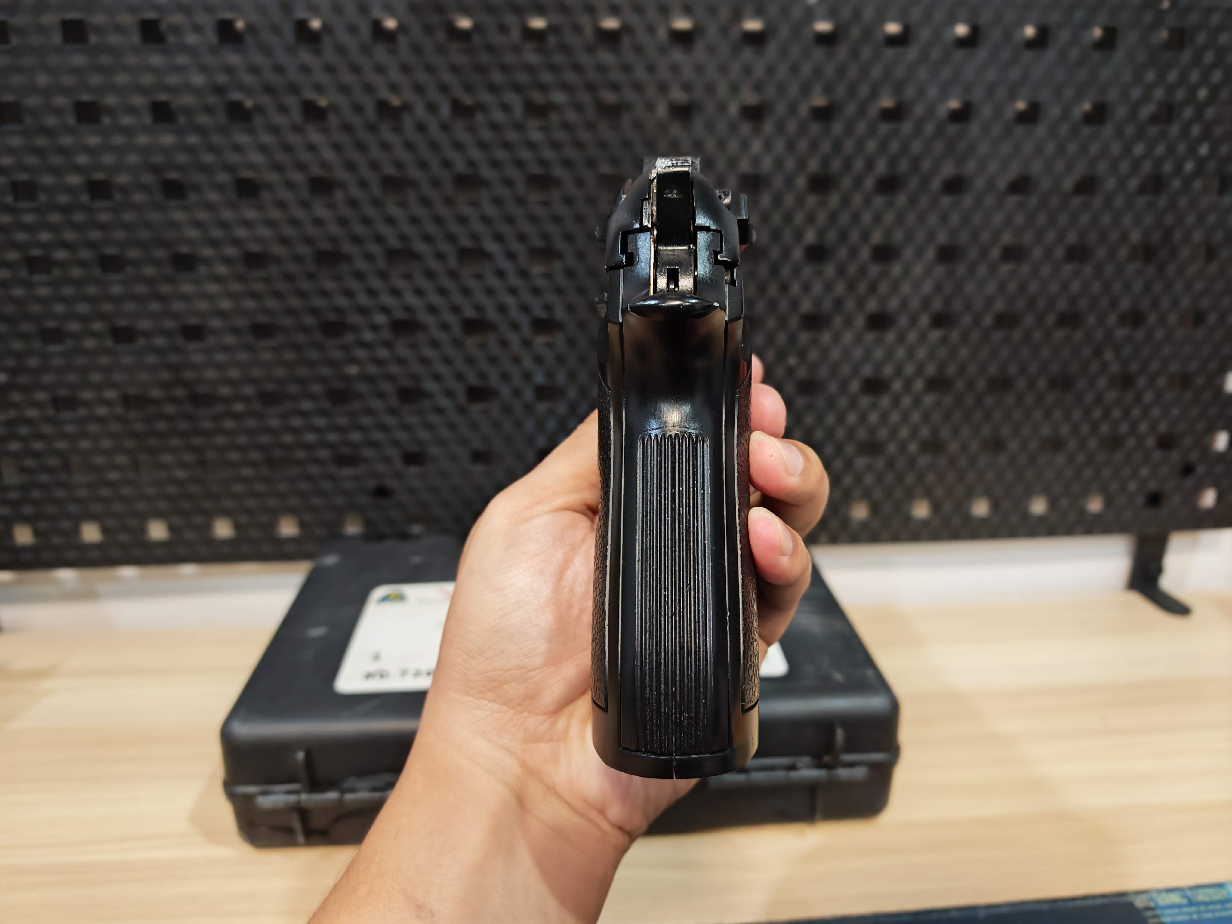 Double Bell 736 Taurus PT92 Beretta สีดำ GBB BB Gun บีบีกัน แบบแก๊ส ปืนอัดลม มือสอง Airsoft Gun