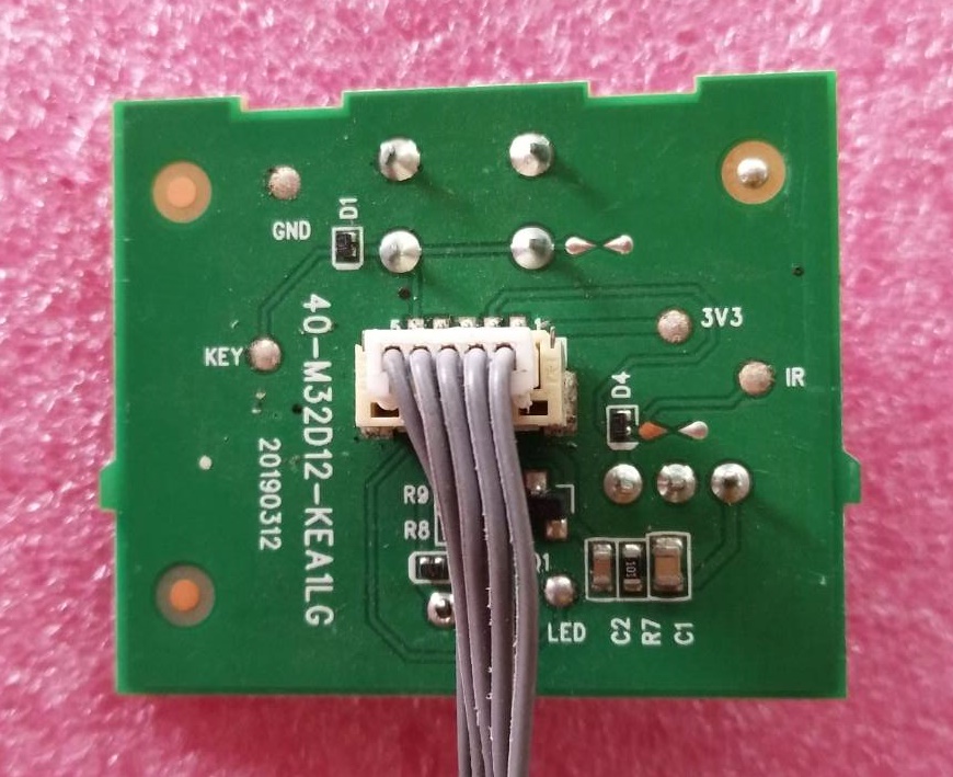 ตัวรับรีโมทย์ทีวี ทีซีแอล TCL ของแท้ถอดจากเครื่อง รุ่นLED32S6500 พาร์ท40-M32D12-KEA1LG