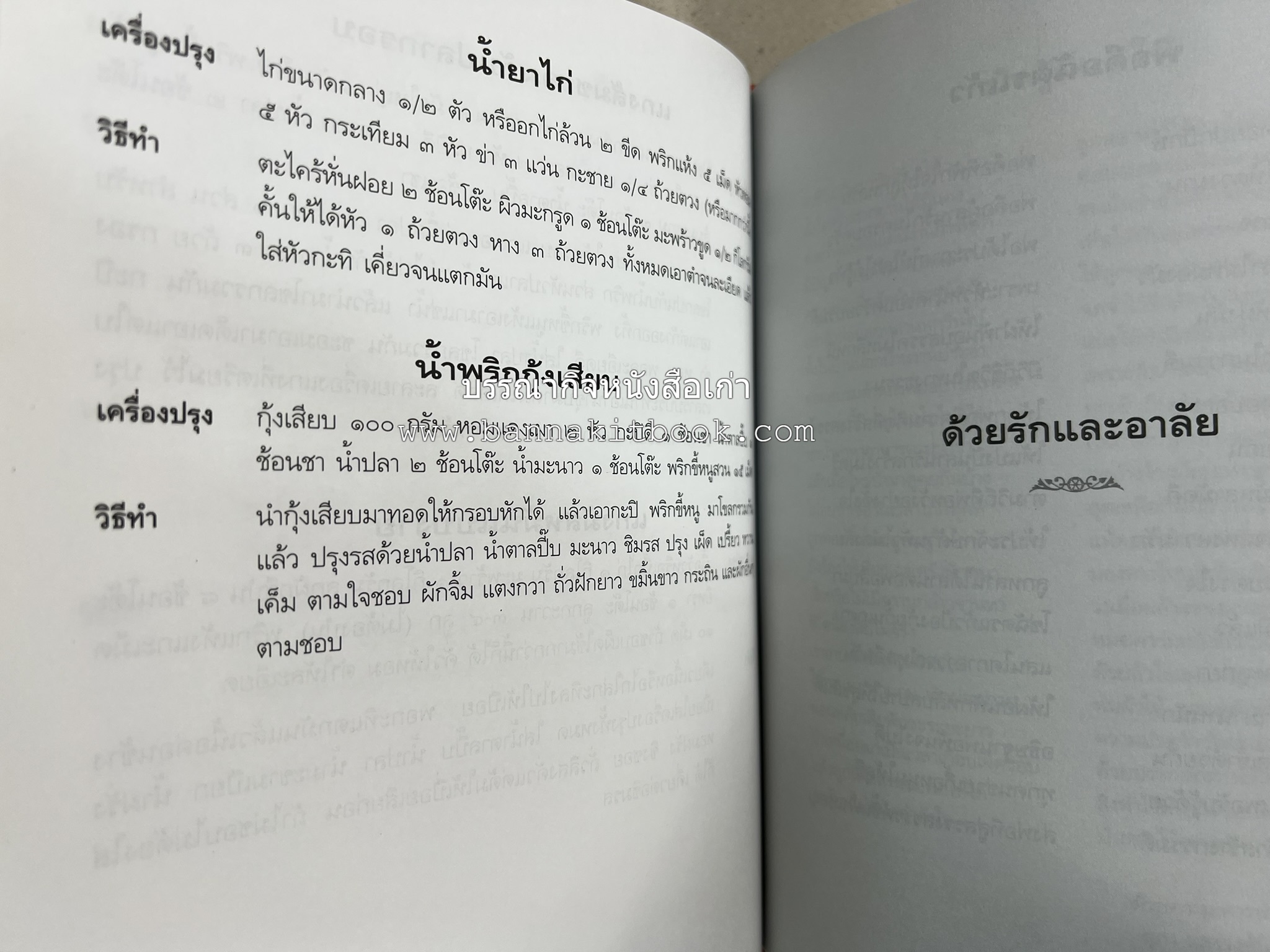 อาหารการกิน (ตำรับอาหาร) หนังสืออนุสรณ์นายสุน แสงวงศ์กิจ ผู้ก่อตั้งกลุ่มบริษัท ส.กิจชัย กรุ๊ป ผู้ผลิตและส่งออกเฟอร์นิเจอร์ไม้ยางพารา.