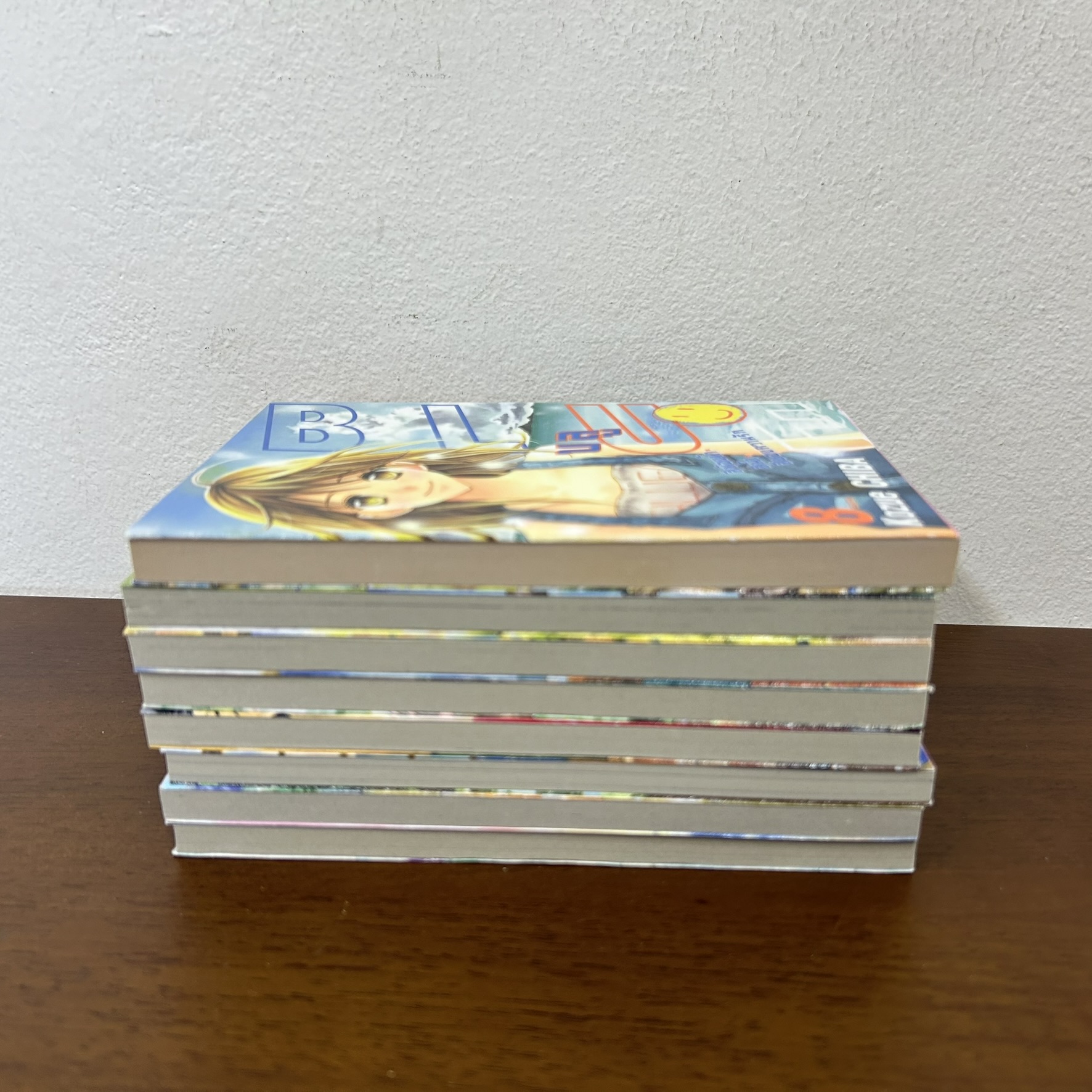 [MANGA] BLUE บลู สีท้องฟ้า สีน้ำ สีของความรัก เล่ม 1-8 จบ ... Kozue CHIBA (มือสอง) การ์ตูน มังงะ