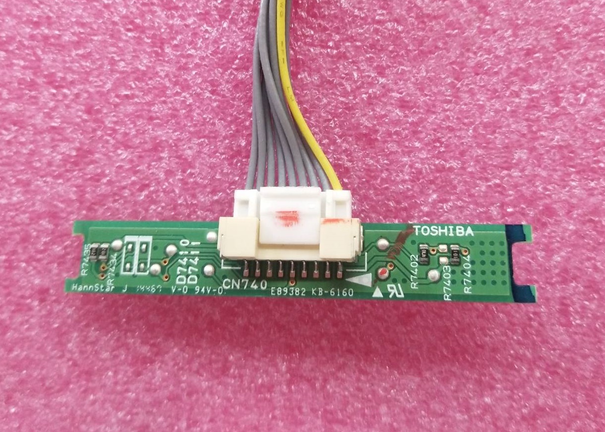 คีย์กด/คีย์ทัช ทีวี โตชิบ้า TOSHIBA ของแท้ถอดจากเครื่อง รุ่น 32L2550VT พาร์ท V28A0015440