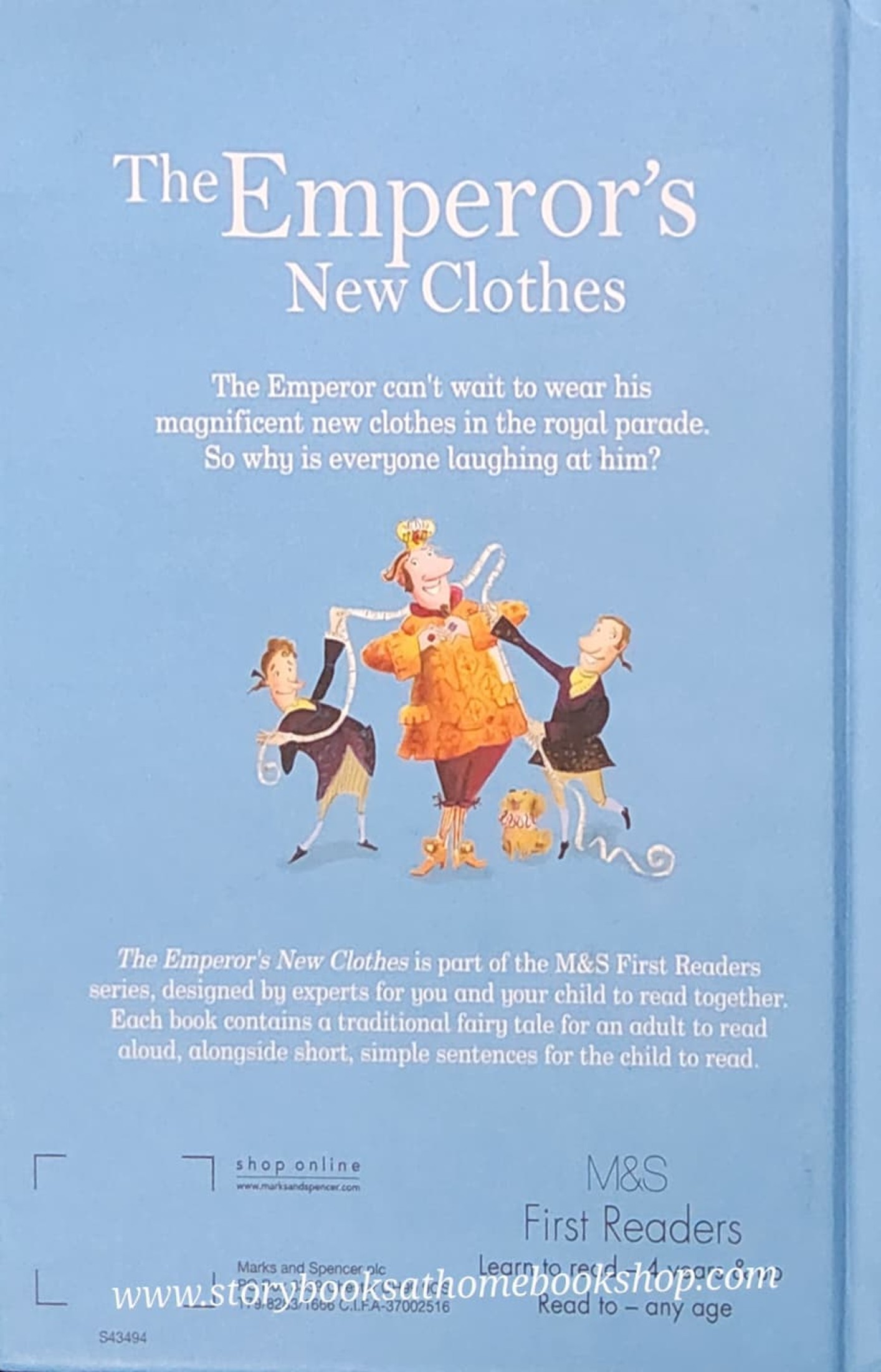 หนังสือนิทานปกแข็ง** 🍅🍓FIRST READERS:THE EMPEROR'S NEW CLOTHES