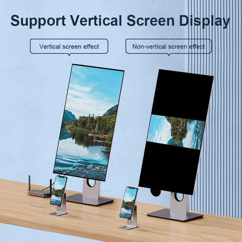 [ออกใบกำกับภาษีได้]พร้อมส่งจาก กทม Hagibis G9W Wireless HDMI Transmitter and Receiver, Wireless HDMI Extender Kits Wireless Display Dongle, Plug and Play