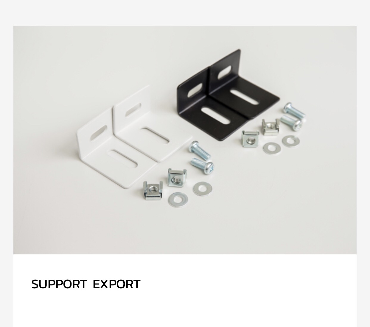 Support for Shelf (Export Rack) (4 ชิ้น/1ชุด)ฉากวางอุปกรณ์ถาด