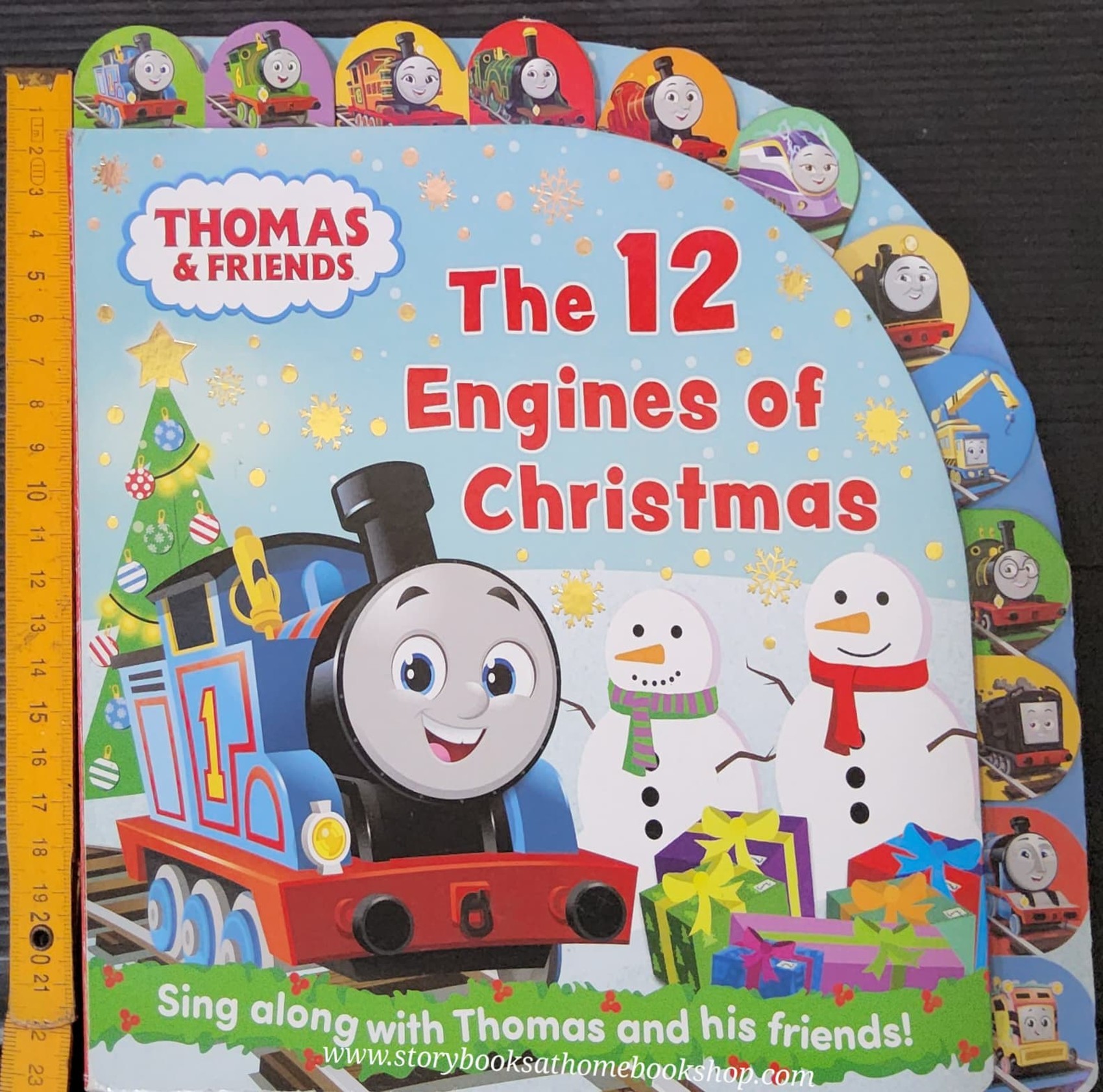 BOARD BOOK** 🍅🍅THOMAS&FRIENDS:THE 12 ENGINES OF CHRISTMAS