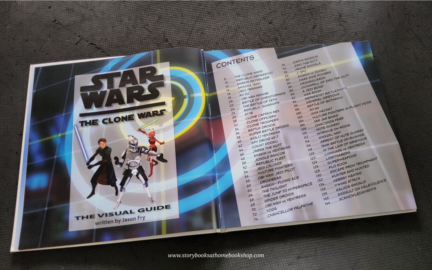 หนังสือนิทานปกแข็ง** ♥️STARWARS THE CLONE WARS: THE VISUAL GUIDE