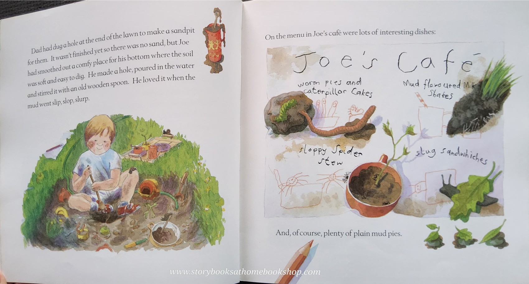 หนังสือนิทานปกอ่อน** 🍅🍓JOE'S CAFE BY ROSE IMPEY.SUE PORTER