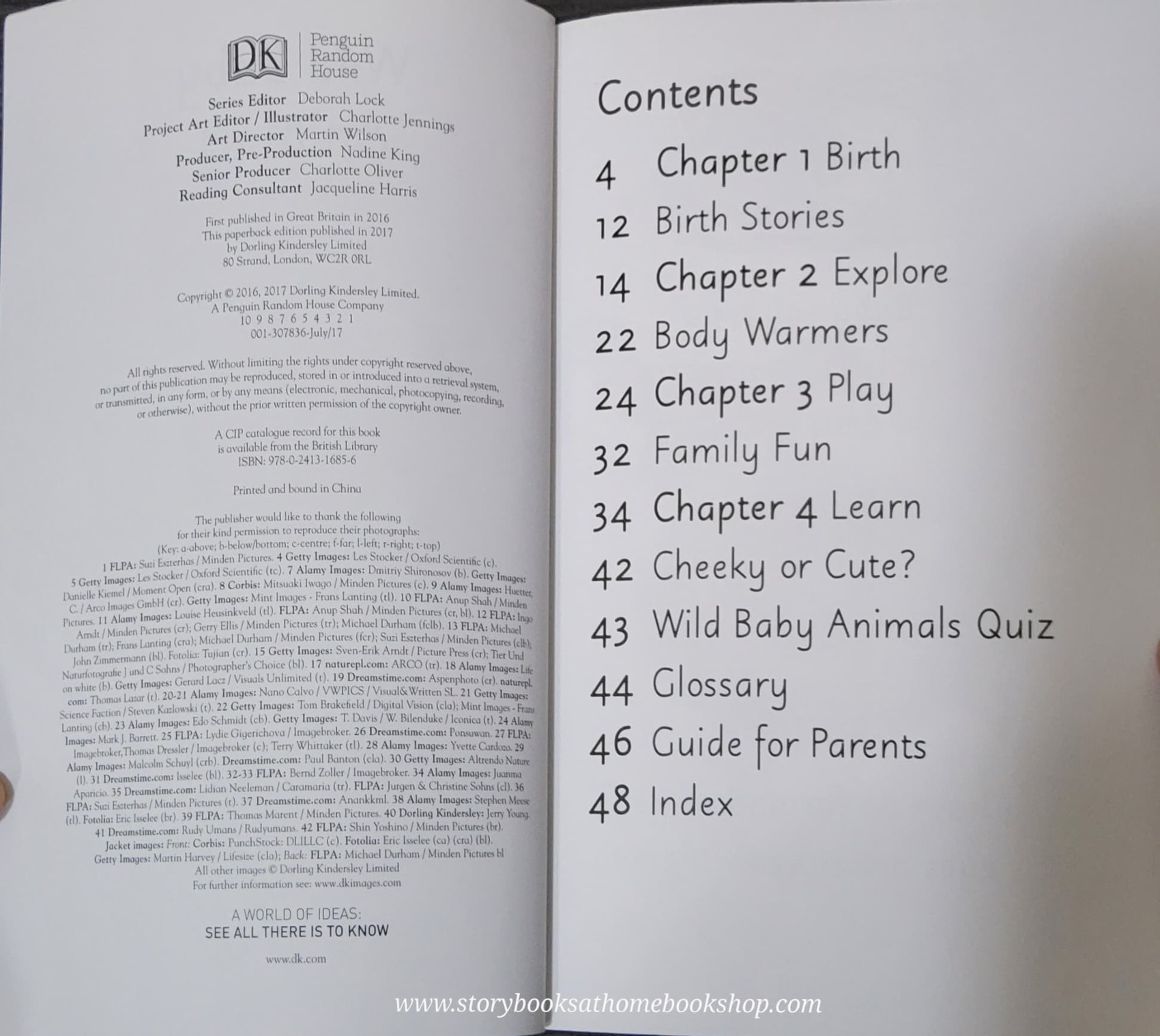 หนังสือนิทานปกอ่อน** 🍅🍓DK LEVEL2:WILD BABY ANIMALS