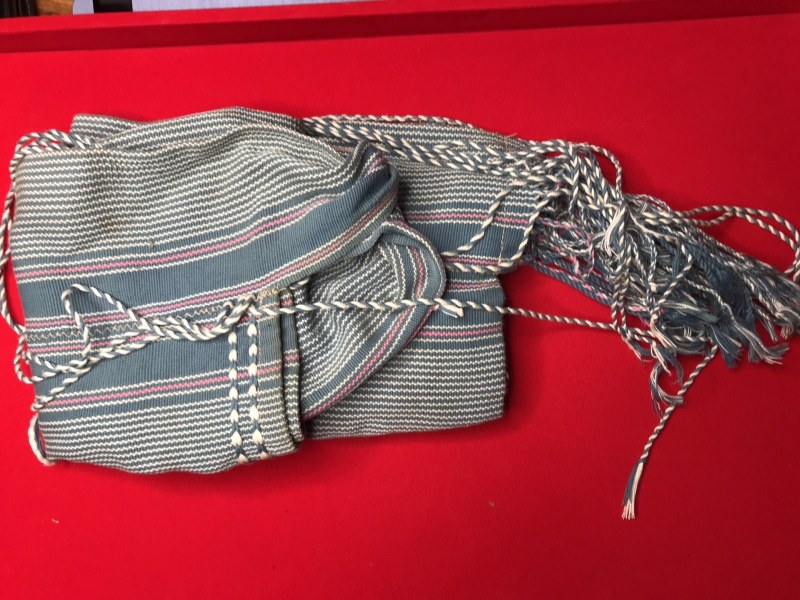 ย่ามสะพายใส่ของ มีรอยจารของหลวงปู่ครูบาชัยยะวงศา