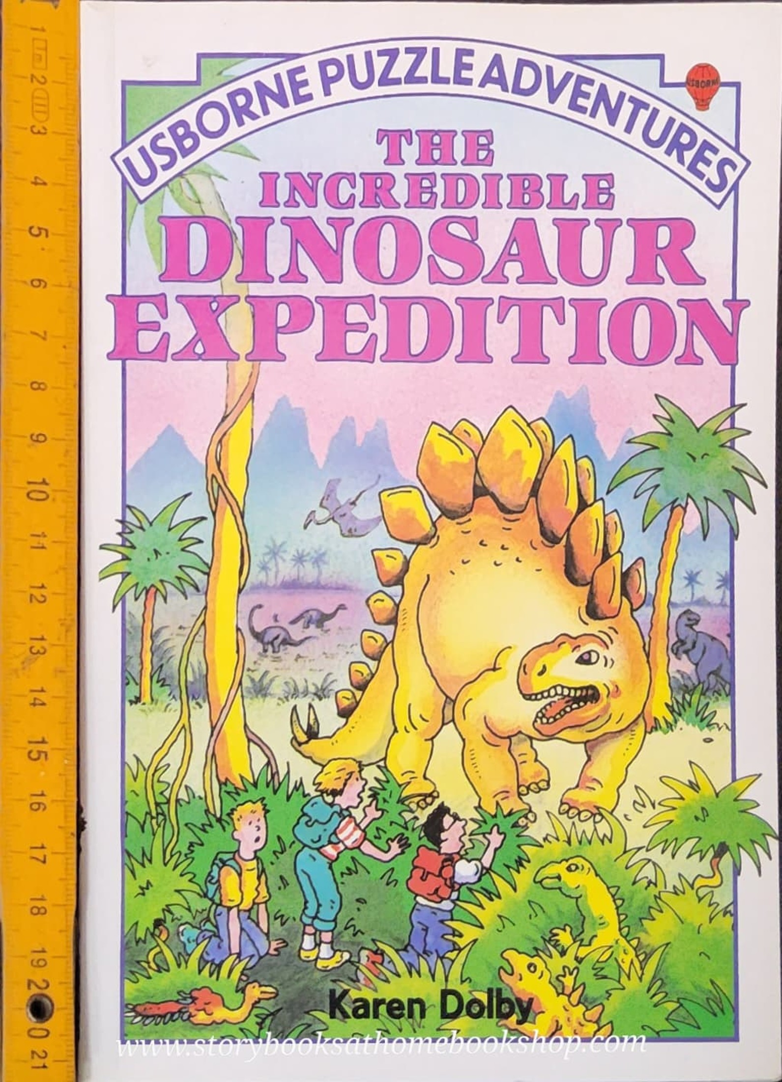 PUZZLE BOOK** ♥️USBORNE PUZZLE ADVENTURES: THE INCREDIBLE DINOSAUR EXPEDITION BY KAREN DOLBY