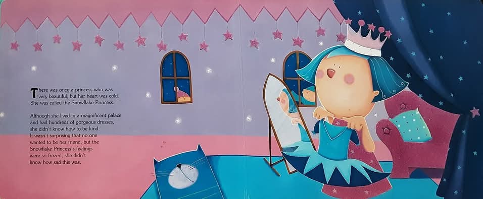 SOFT TOUCH BOARD BOOK** 🍅🍓THE SNOWFLAKE PRINCESS