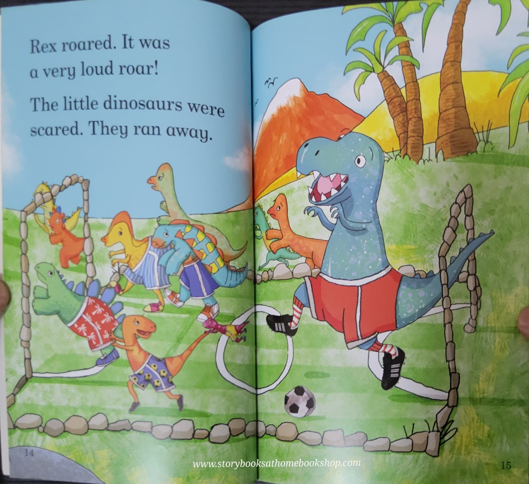 หนังสือนิทานปกแข็ง** 🍅🍓READ IT YOURSELF LEVEL1:REX THE BIG DINOSAUR