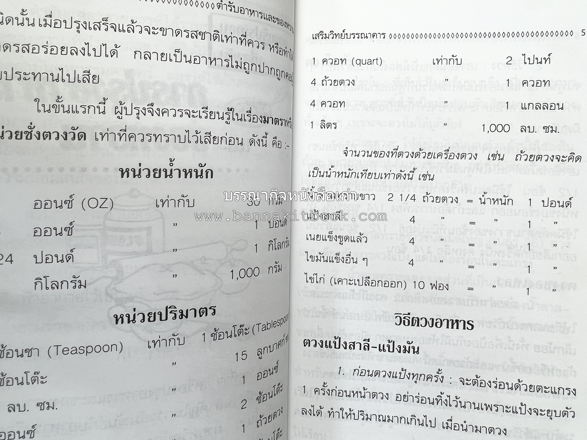ตำราอาหารและของหวาน โดย : 'เทพรส'.