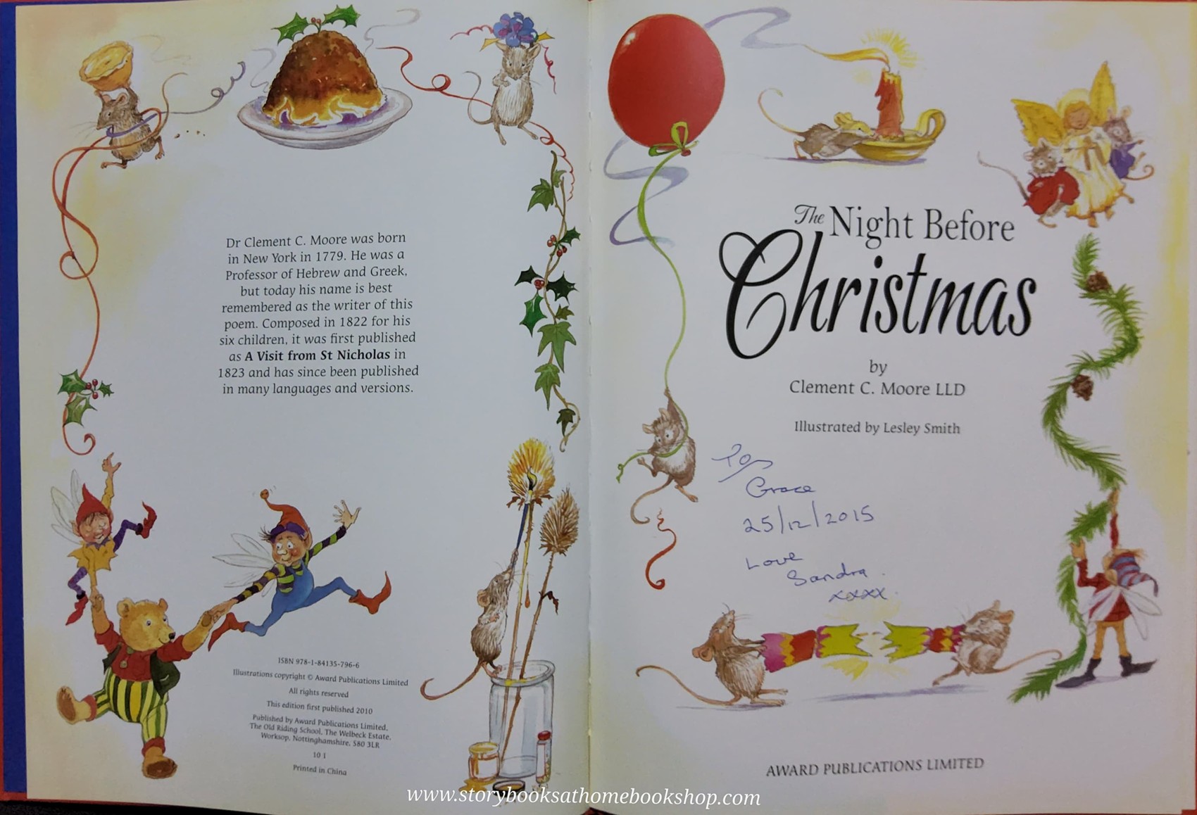 หนังสือนิทานปกแข็ง ** ♥️THE NIGHT BEFORE CHRISTMAS ♥️