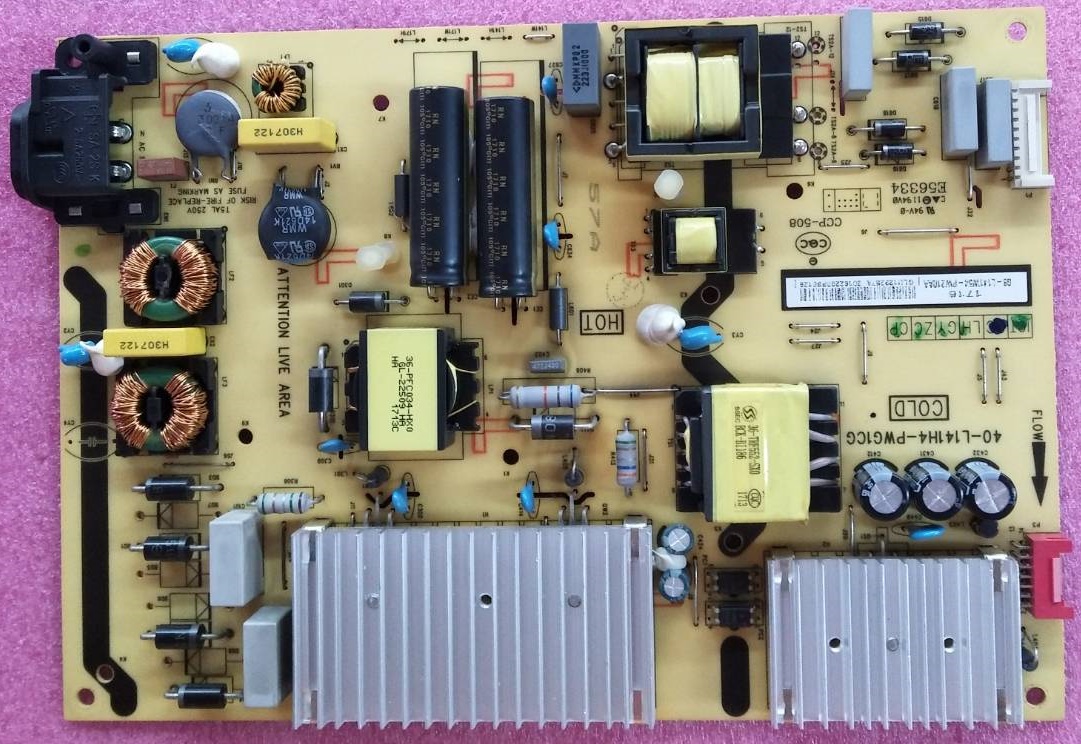POWER SUPPLY TCL(ซับพลาย ทีซีแอล) ของแท้ถอดจากเครื่อง รุ่นLED55C2US พาร์ท 40-L141H4-PWF1CG