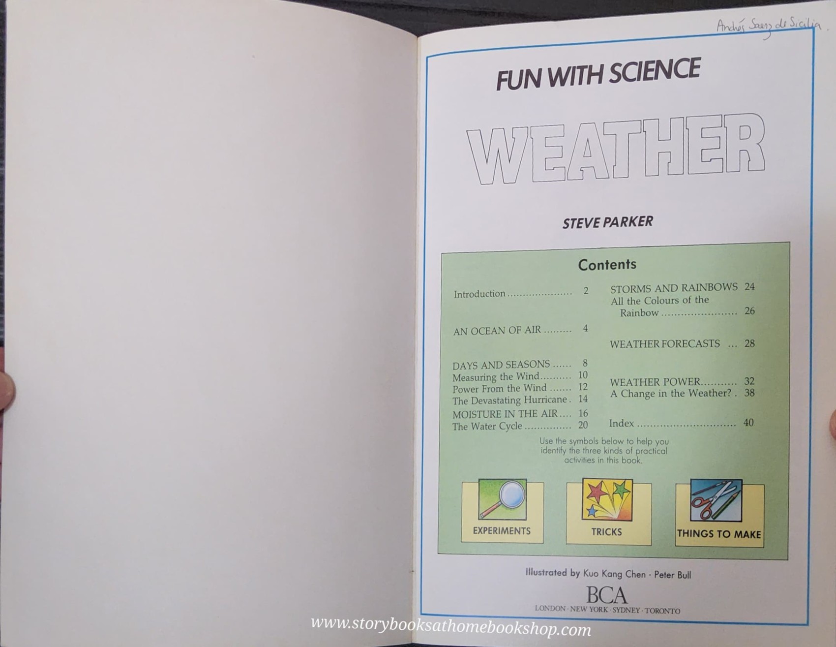 KNOWLEDGE BOOK** ð
 FUN WITH SCIENCE: WEATHER