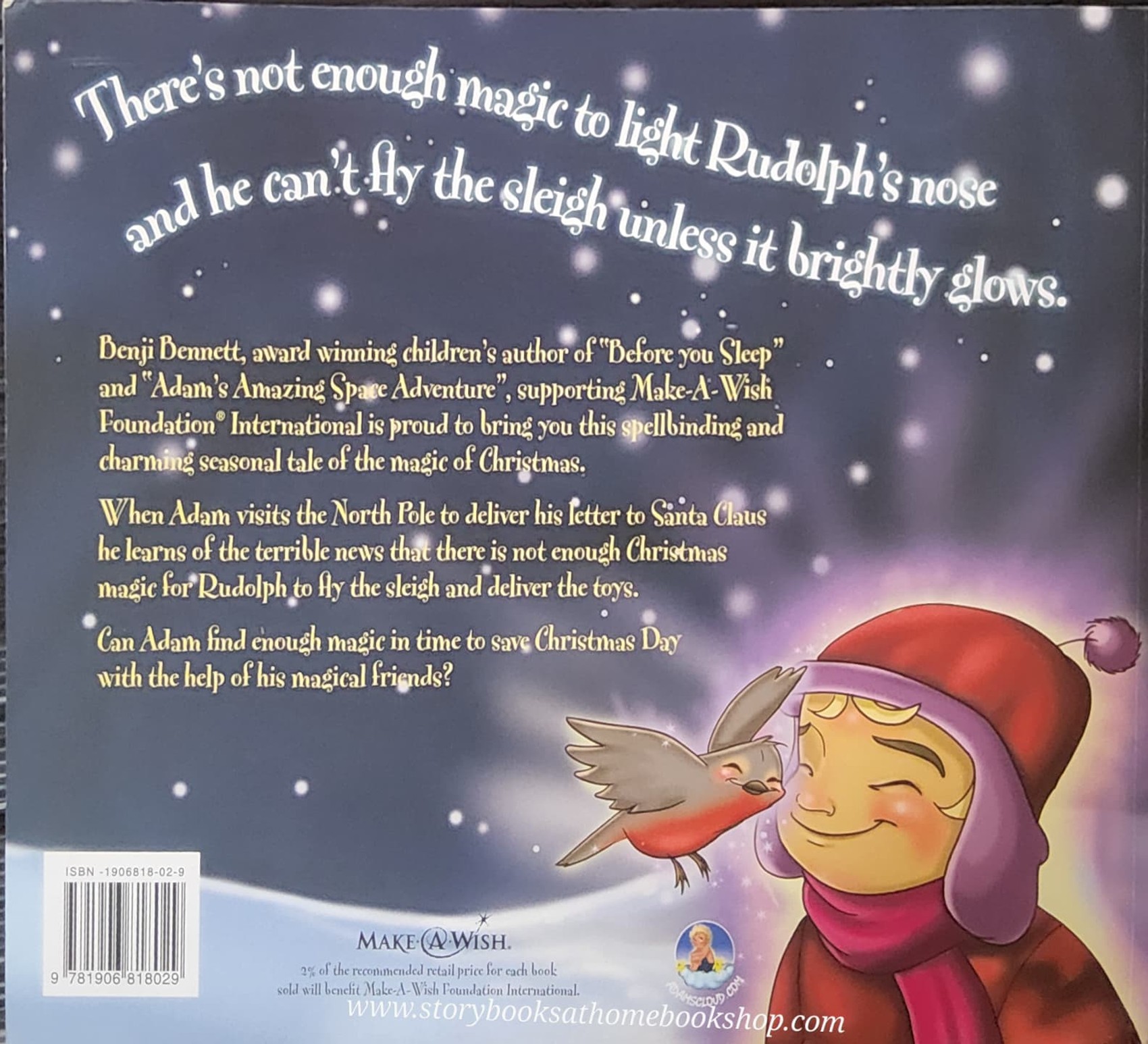 **หนังสือนิทานปกอ่อน** 🍓🍓ADAM'S SAVES CHRISTMAS BY BENJI BENNETT🍅🍅