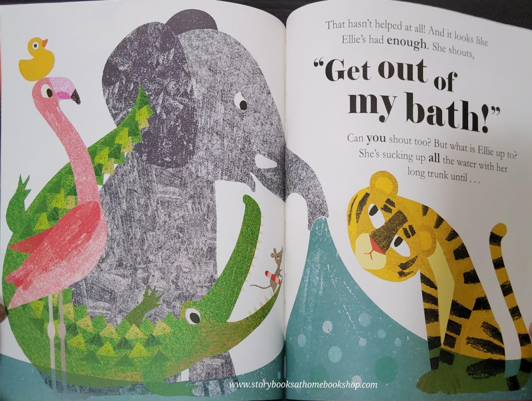 หนังสือนิทานปกอ่อน ** 🍅🍓GET OUT OF MY BATH! by Britta Techentrup