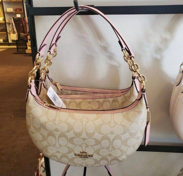 🌟รุ่นใหม่ล่าสุด ทรง Celine น้องลิซ่า สวยเริ่ดหรูมากแม่🌟 COACH Payton Hobo In Signature Canvas