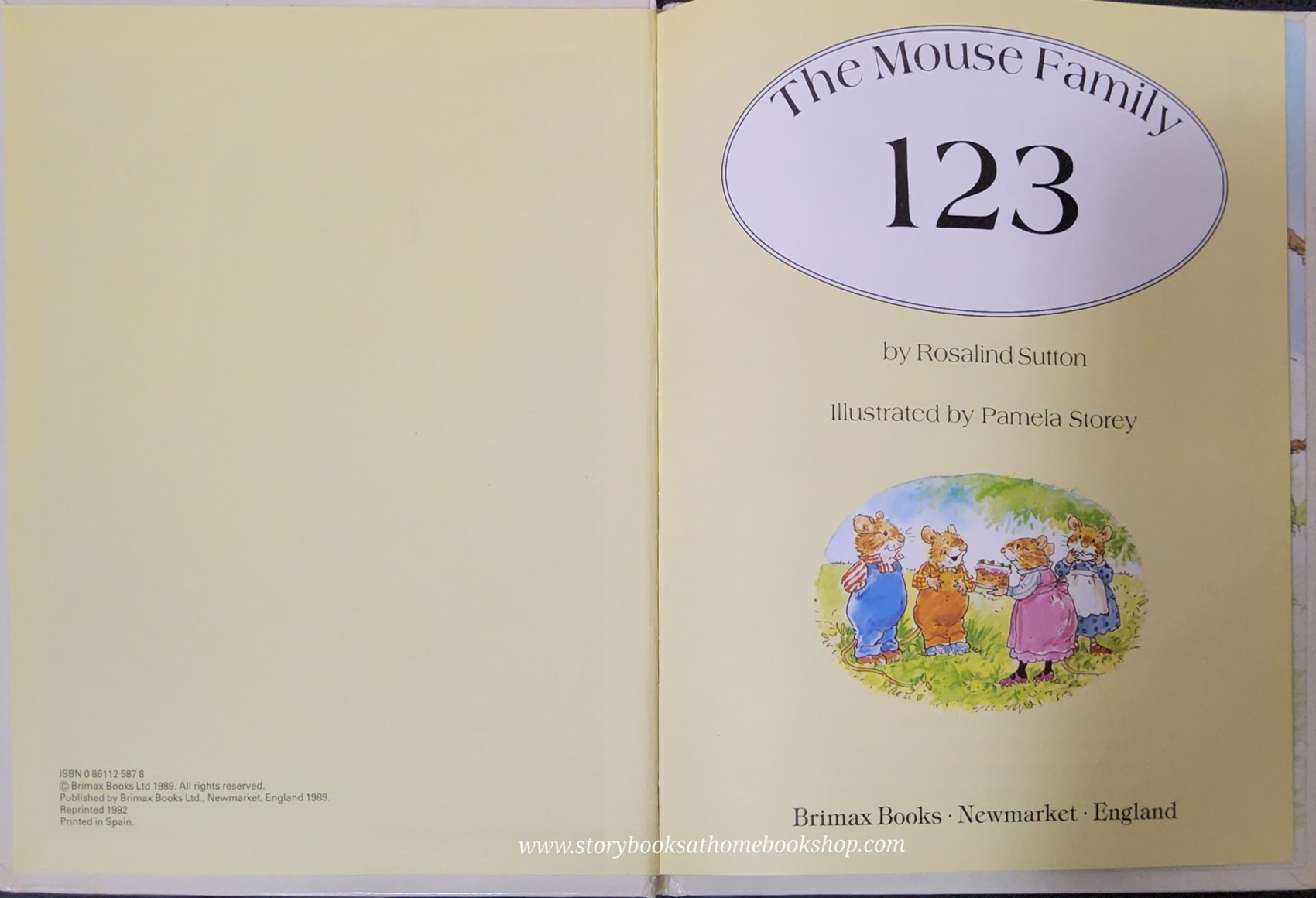 หนังสือนิทานปกแข็ง** 🍅🍓THE MOUSE FAMILY 123