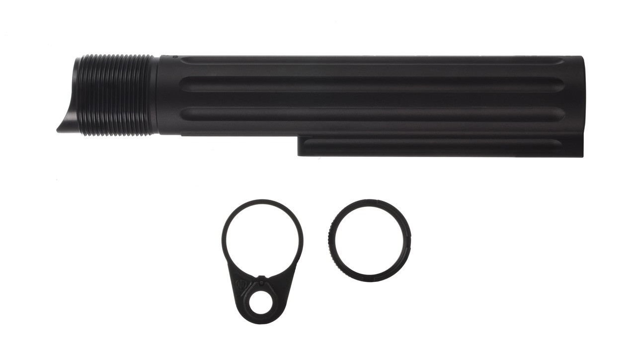 PRIMARY WEAPONS SYSTEMS - ENHANCED BUFFER TUBE WITH RATCHET LOCK CASTLENUT AND ENDPLATE