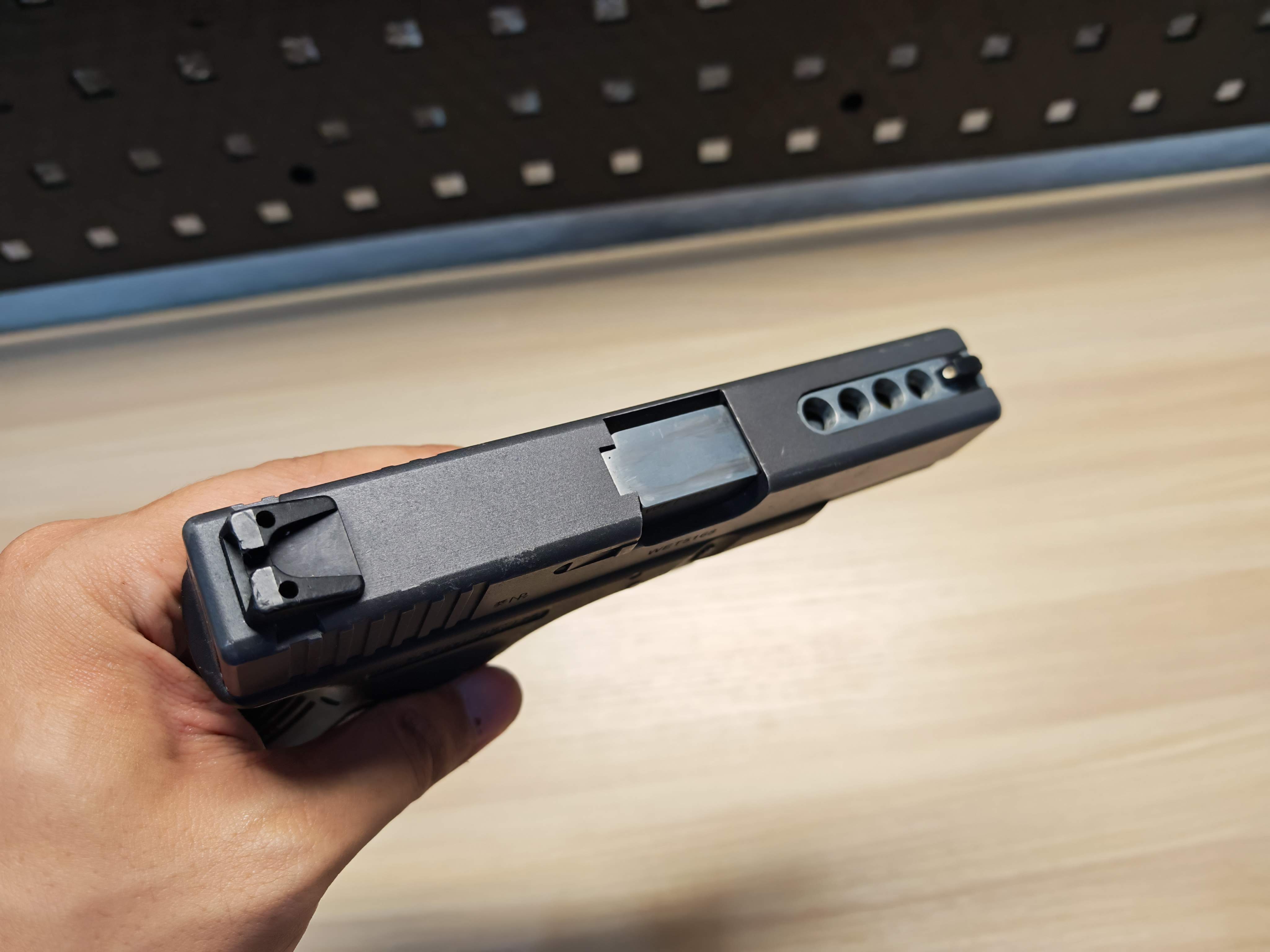 WE Glock23 G23 Gen3 Full Auto ไต้หวัน GBB BB Gun บีบีกัน แบบแก๊ส ปืนอัดลม Airsoft Gun มือสอง