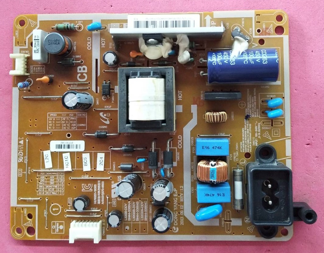 POWER SUPPLY SAMSUNG (ซับพลาย ซัมซุง) อะไหล่แท้/ของถอด ใช้กับรุ่น HG32AB460GW :UA32EH4003R :HG32AC470GT :HG32AC470GW เวอร์ชั่นที่ใช้ซับพลาย พาร์ท BN44-00664A หรือ BN44-00664C เท่านั้น
