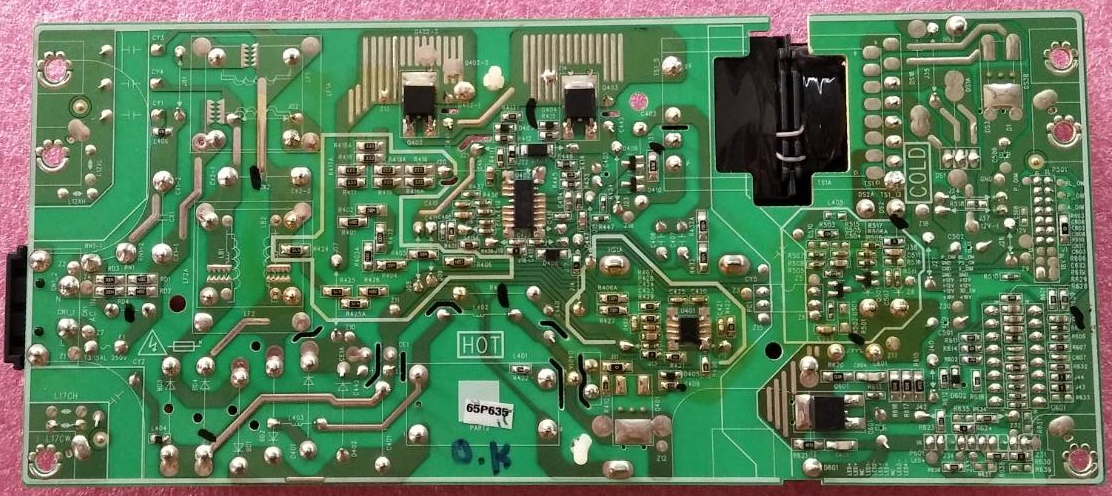 ซัพพลายทีวีทีซีแอล TCL อะไหล่แท้/มือสองพร้อมใช้งาน ใช้กับรุ่น 65P635 65P637 พาร์ทติดบอร์ด 40-L17CW2-PWC1ZG