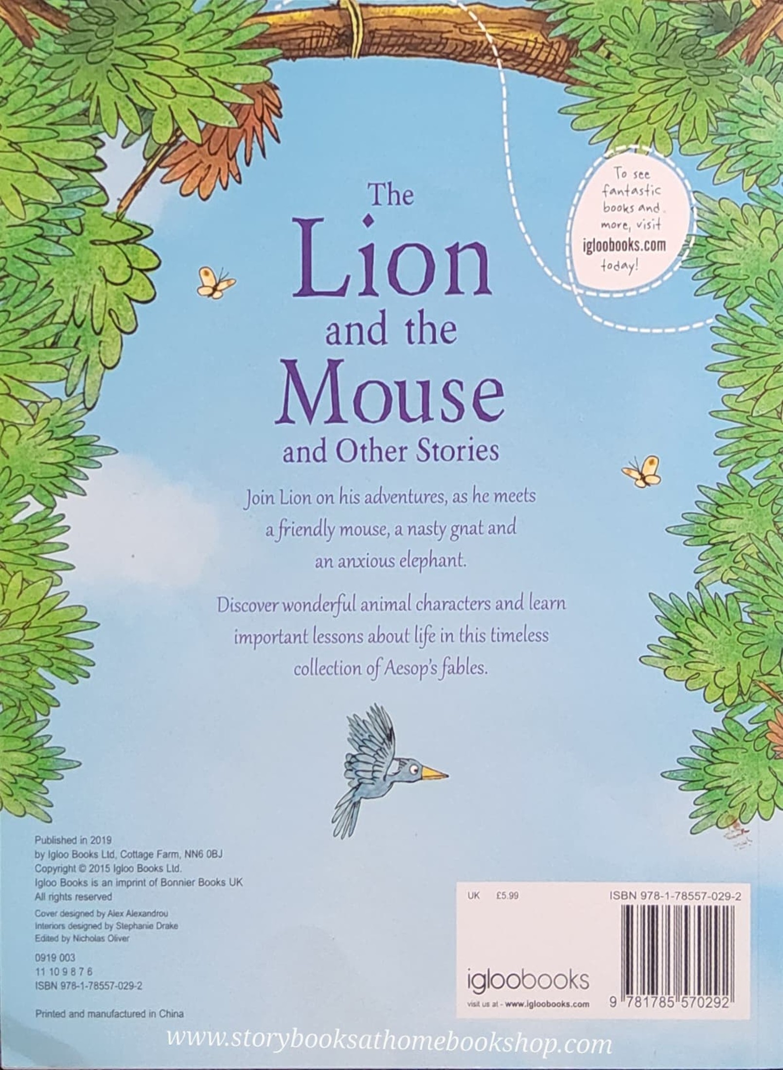 หนังสือนิทานปกอ่อน** 🍅🍓THE LION AND THE MOUSE AND OTHER STORIES