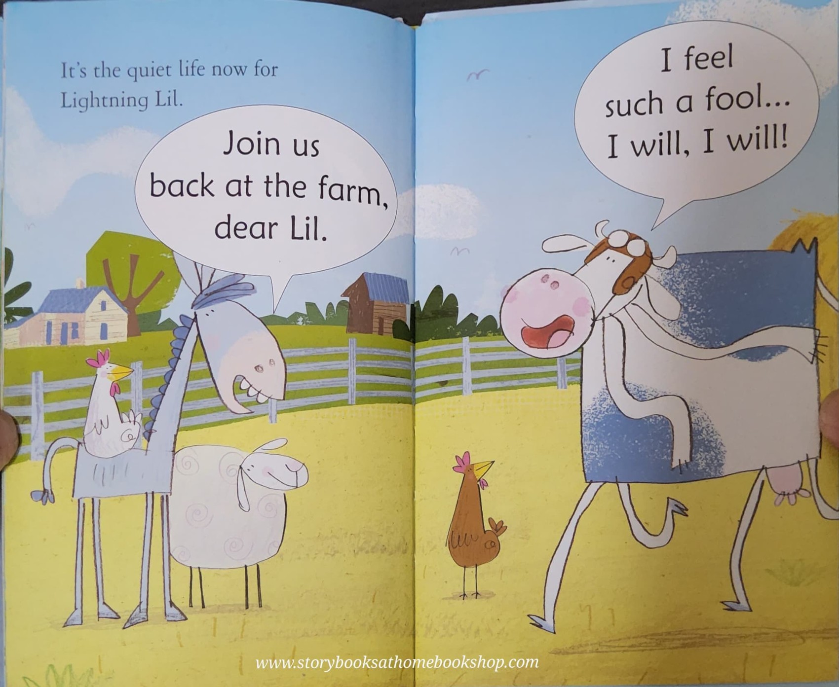 หนังสือนิทานปกแข็ง** 🍅🍓USBORNE VERY FIRST READING BOOK7:STOP THAT COW!